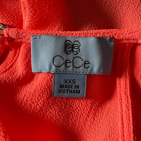 CeCe Women's Textured Coral Tank Top Size XXS New with Tag - Picture 7 of 8